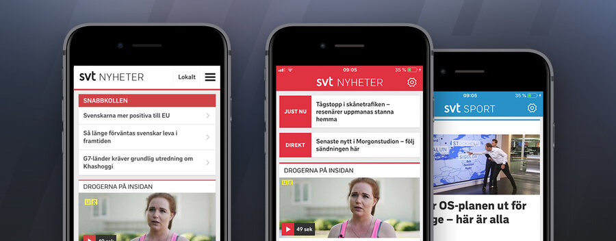 Produktägare till SVT Nyheter & Sport i Stockholm